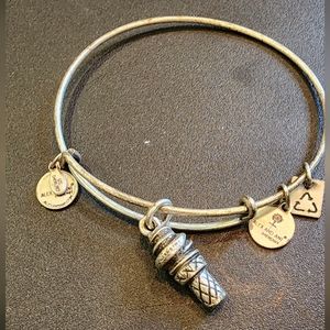 Alex and Ani Silver Ice Cream Cone bangle bracelet